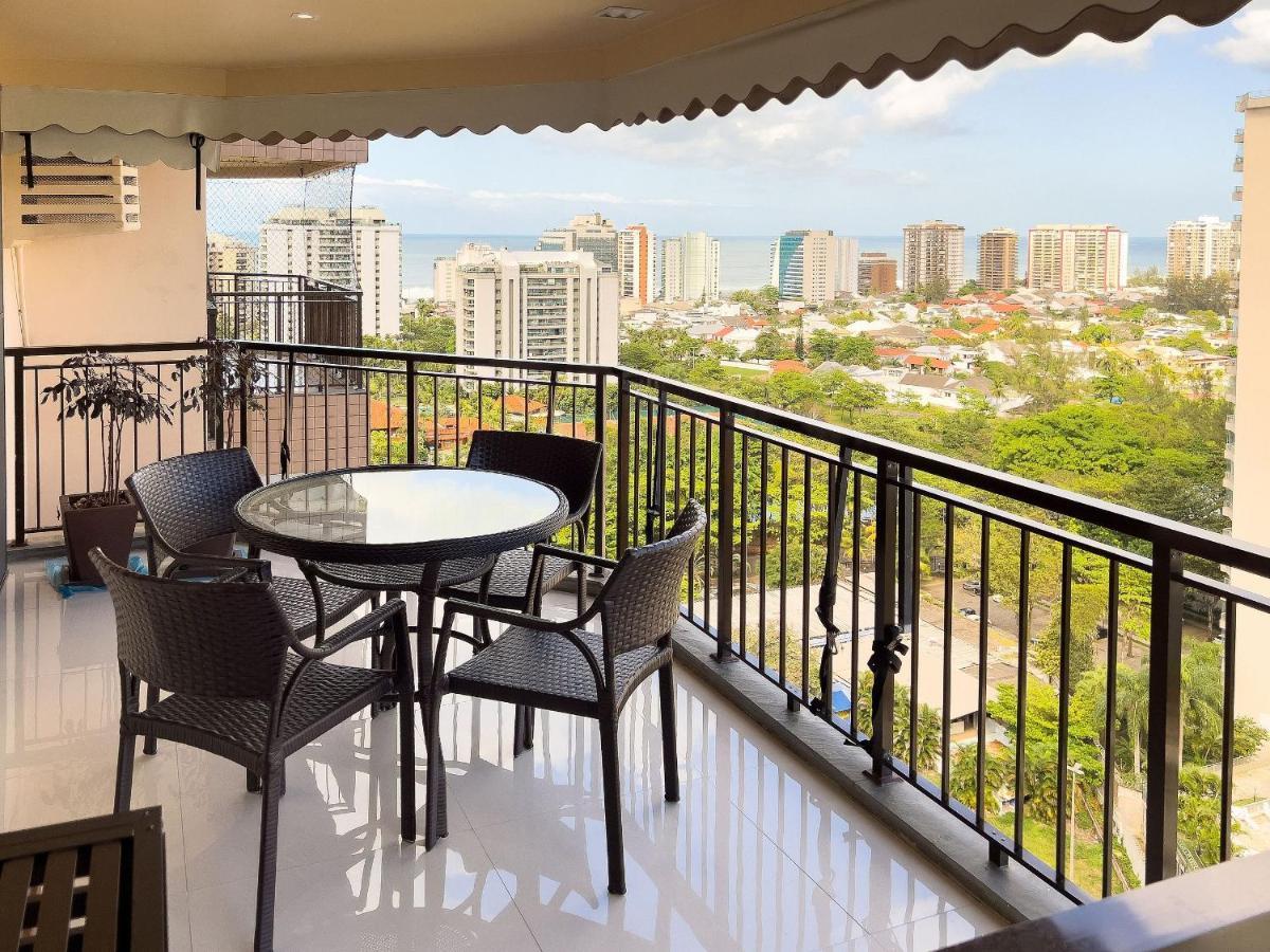 Lindo Flat Com Varanda E Vista Panoramica No Coracao Da Barra Pertinho De Tudo B1-0029 *