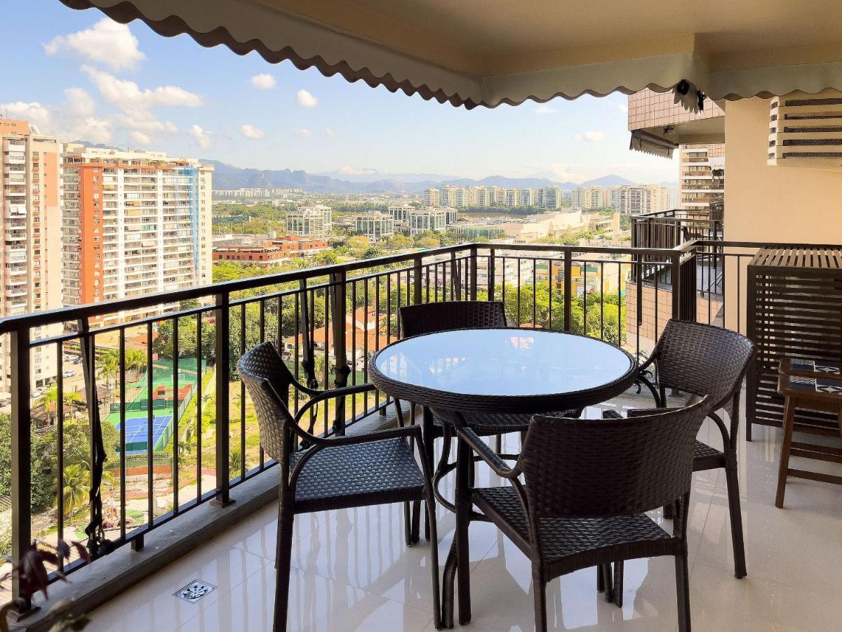 Lindo Flat Com Varanda E Vista Panoramica No Coracao Da Barra Pertinho De Tudo B1-0029 Apartment Rio de Janeiro