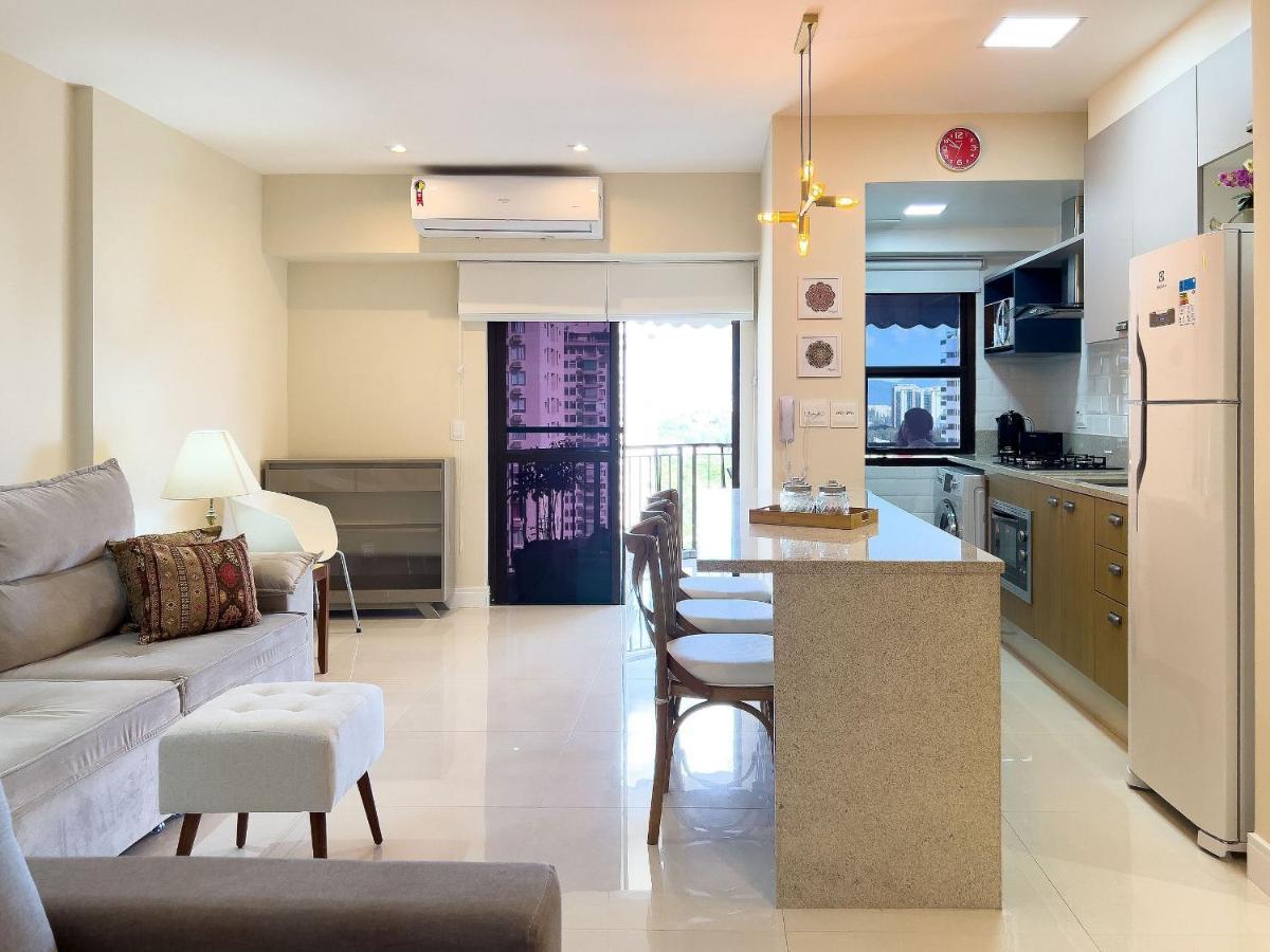 Apartamento Apart Com Vista Panorâmica E ótima área De Lazer Na Barra B1-0029 Río de Janeiro